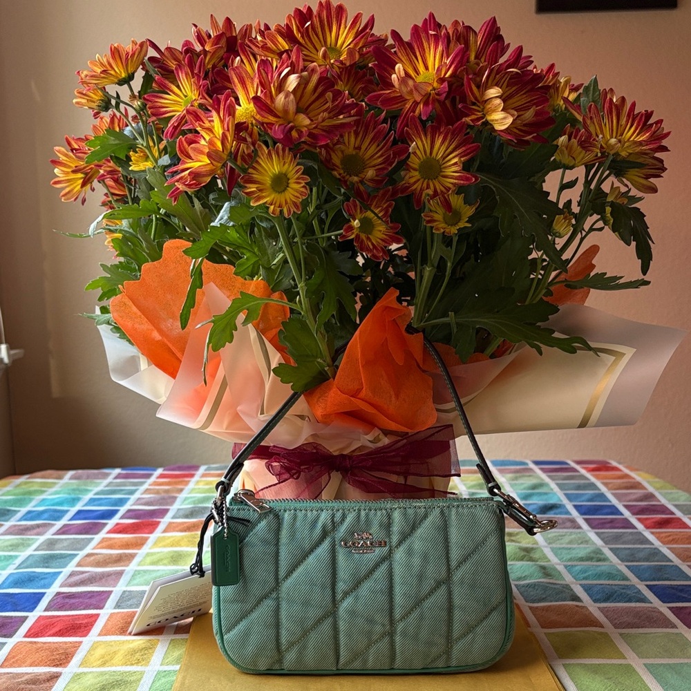 🌺🌼🌺  COACH NOLITA 19 QUILTED DENIM 🌺🌼🌺  NWT 🌺🌼🌺
